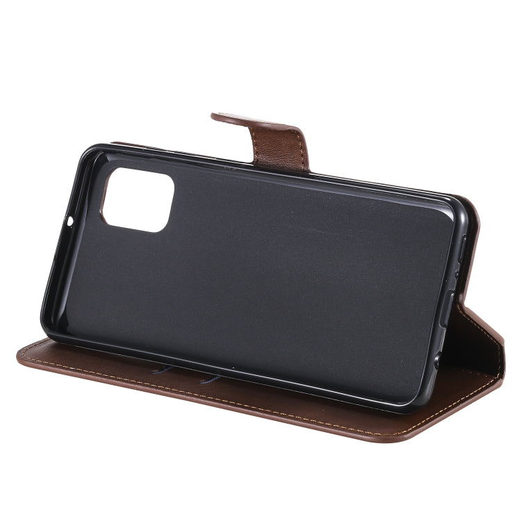 For Samsung Galaxy A31 Classic Calf Texture PU + TPU Horizontal Flip Leather Case, with Holder & Card Slots & Wallet