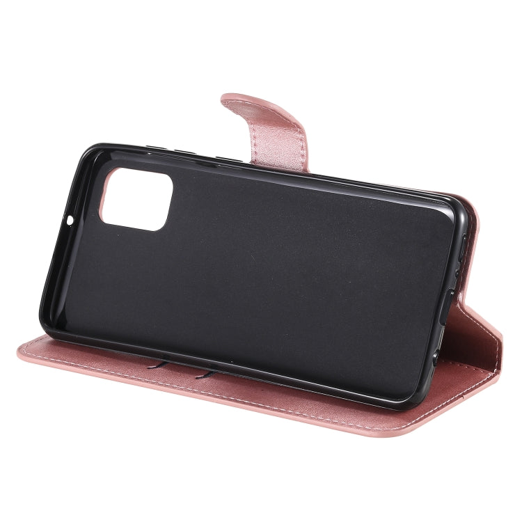 For Samsung Galaxy A31 Classic Calf Texture PU + TPU Horizontal Flip Leather Case, with Holder & Card Slots & Wallet