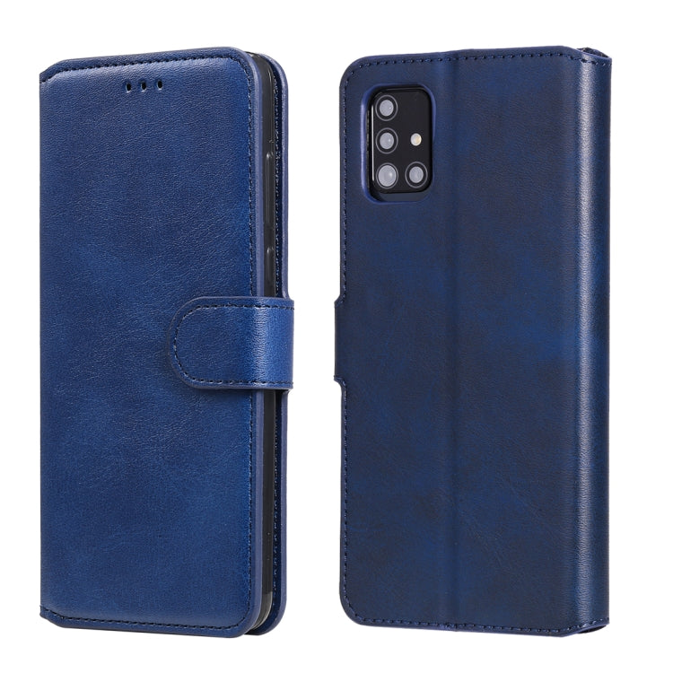 For Samsung Galaxy A51 5G Classic Calf Texture PU + TPU Horizontal Flip Leather Case, with Holder & Card Slots & Wallet