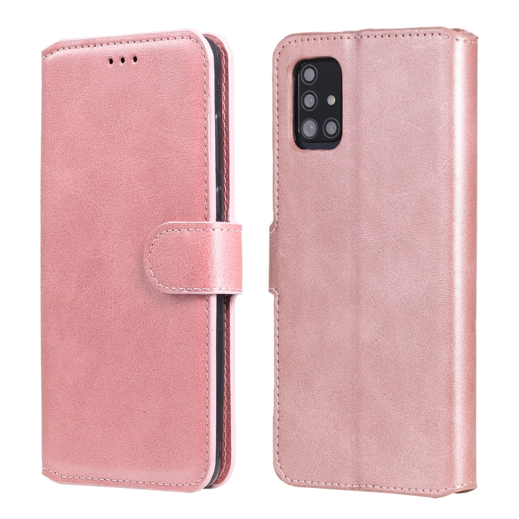 For Samsung Galaxy A51 5G Classic Calf Texture PU + TPU Horizontal Flip Leather Case, with Holder & Card Slots & Wallet