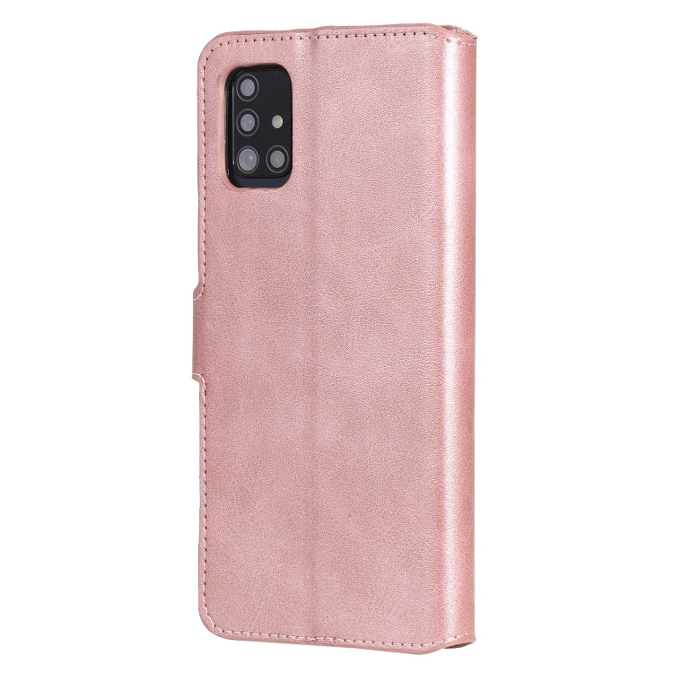 For Samsung Galaxy A51 5G Classic Calf Texture PU + TPU Horizontal Flip Leather Case, with Holder & Card Slots & Wallet