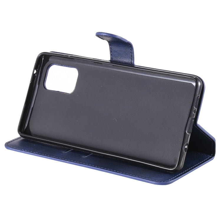 For Samsung Galaxy A71 5G Classic Calf Texture PU + TPU Horizontal Flip Leather Case, with Holder & Card Slots & Wallet
