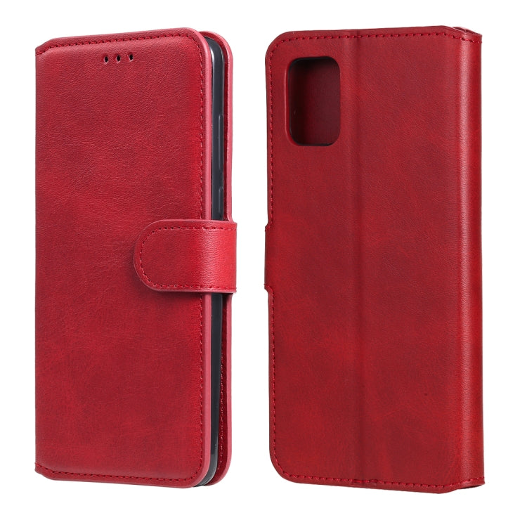 For Samsung Galaxy A71 5G Classic Calf Texture PU + TPU Horizontal Flip Leather Case, with Holder & Card Slots & Wallet