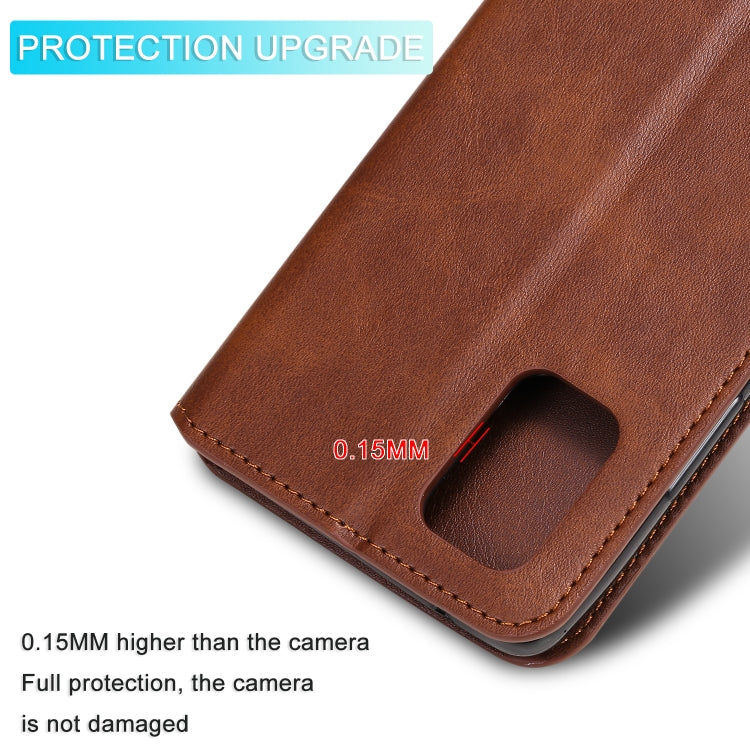 For Samsung Galaxy A71 5G Classic Calf Texture PU + TPU Horizontal Flip Leather Case, with Holder & Card Slots & Wallet
