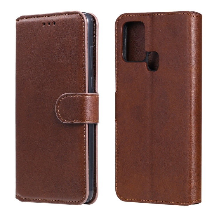 For Samsung Galaxy M31 Classic Calf Texture PU + TPU Horizontal Flip Leather Case, with Holder & Card Slots & Wallet