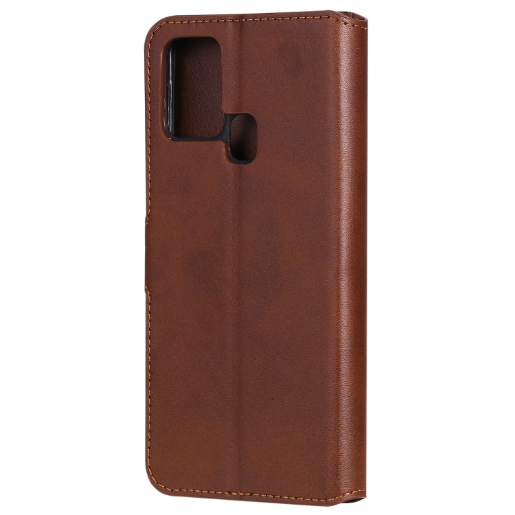 For Samsung Galaxy M31 Classic Calf Texture PU + TPU Horizontal Flip Leather Case, with Holder & Card Slots & Wallet