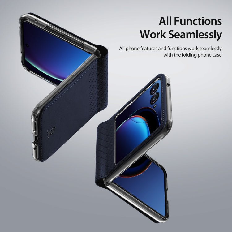 For Motorola Razr 40 Ultra DUX DUCIS Bril Series PU + TPU Phone Case