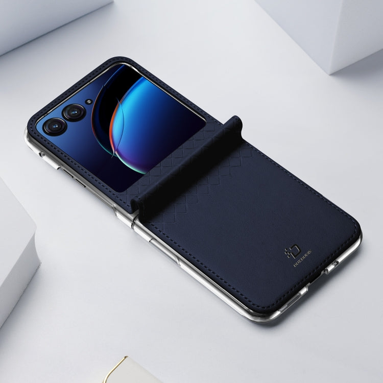 For Motorola Razr 40 Ultra DUX DUCIS Bril Series PU + TPU Phone Case