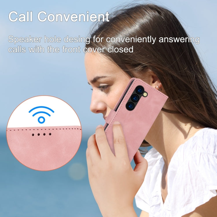 For Samsung Galaxy Z Fold6 Dierfeng Dream Line TPU + PU Leather Phone Case