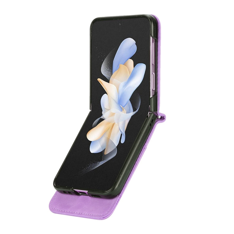 For Samsung Galaxy Z Flip6 / Flip7 FE Dierfeng Dream Line TPU + PU Leather Phone Case