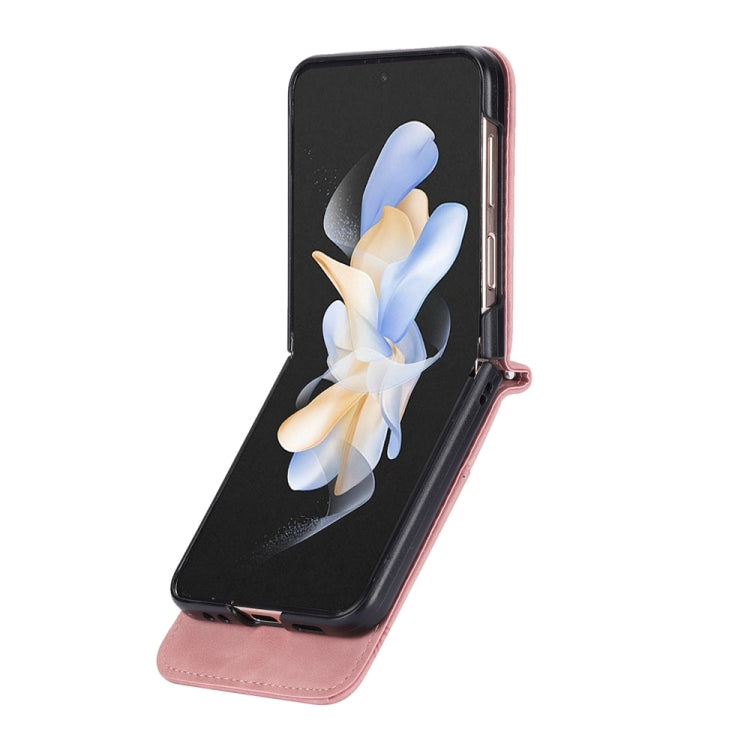For Samsung Galaxy Z Flip6 / Flip7 FE Dierfeng Dream Line TPU + PU Leather Phone Case