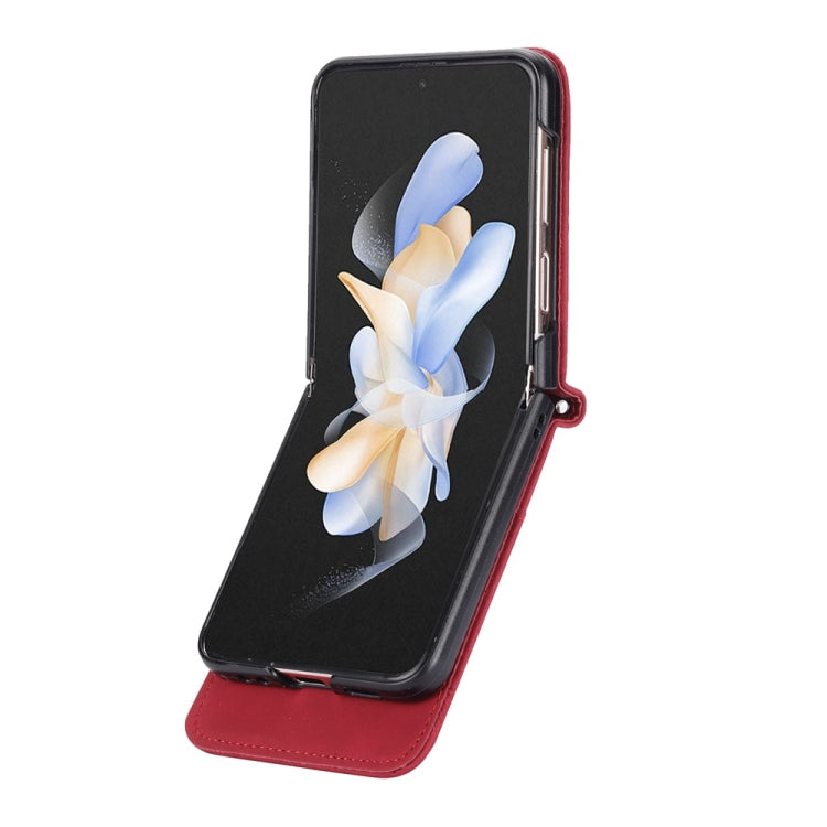 For Samsung Galaxy Z Flip6 / Flip7 FE Dierfeng Dream Line TPU + PU Leather Phone Case
