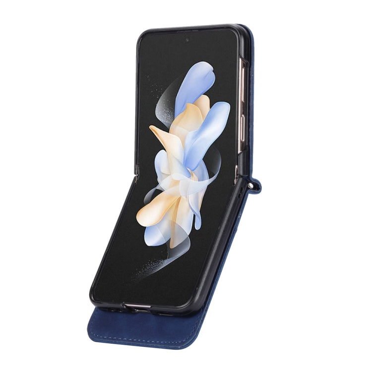 For Samsung Galaxy Z Flip6 / Flip7 FE Dierfeng Dream Line TPU + PU Leather Phone Case