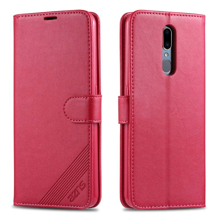 For OPPO A9 / A9x / F11 AZNS Sheepskin Texture Horizontal Flip Leather Case with Holder & Card Slots & Wallet