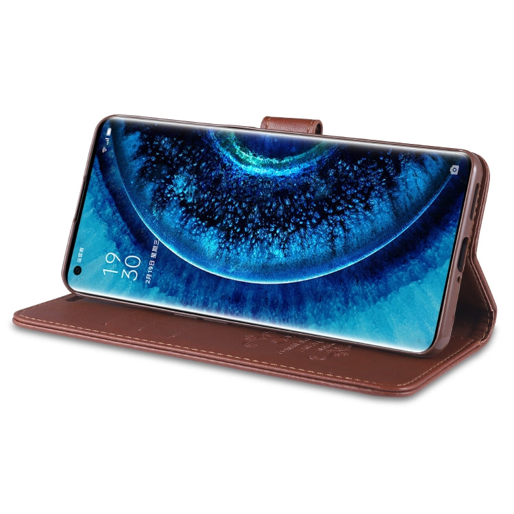 For OPPO Find X2 AZNS Sheepskin Texture Horizontal Flip Leather Case with Holder & Card Slots & Wallet