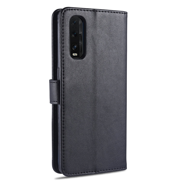 For OPPO Find X2 AZNS Sheepskin Texture Horizontal Flip Leather Case with Holder & Card Slots & Wallet
