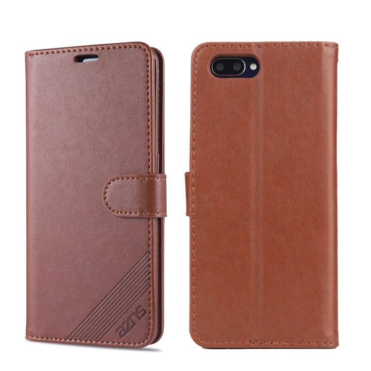 For OPPO K1 AZNS Sheepskin Texture Horizontal Flip Leather Case with Holder & Card Slots & Wallet