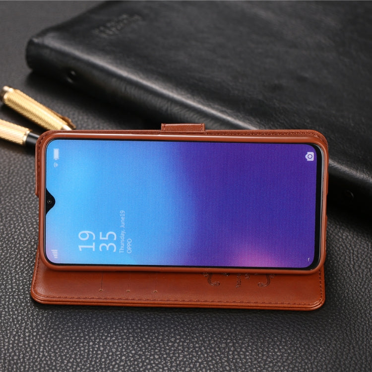 For OPPO K1 AZNS Sheepskin Texture Horizontal Flip Leather Case with Holder & Card Slots & Wallet