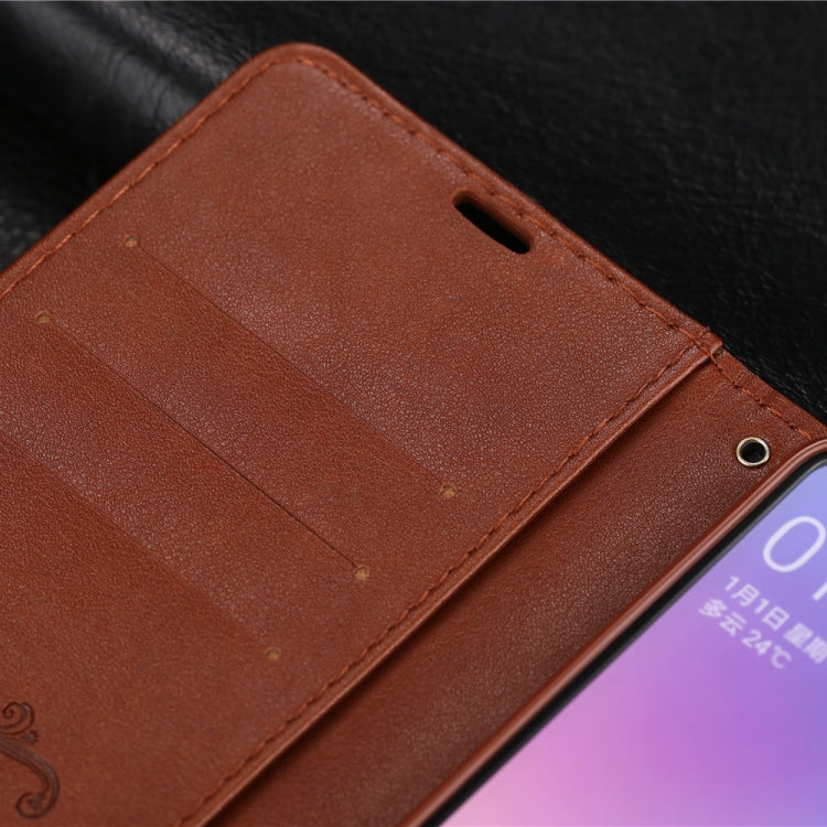 For OPPO K1 AZNS Sheepskin Texture Horizontal Flip Leather Case with Holder & Card Slots & Wallet