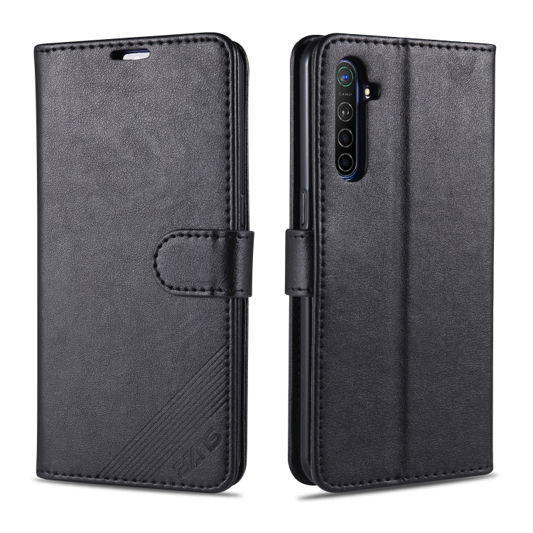 For OPPO K5 AZNS Sheepskin Texture Horizontal Flip Leather Case with Holder & Card Slots & Wallet