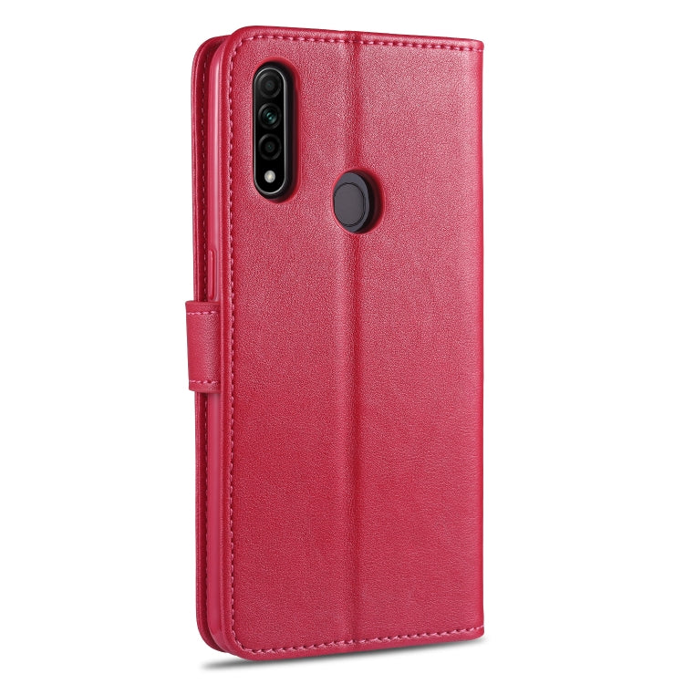 For OPPO A8 AZNS Sheepskin Texture Horizontal Flip Leather Case with Holder & Card Slots & Wallet