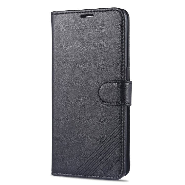 For OPPO A91 AZNS Sheepskin Texture Horizontal Flip Leather Case with Holder & Card Slots & Wallet
