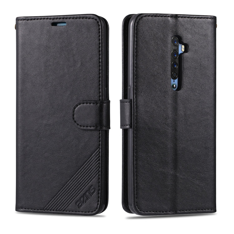 For OPPO Reno2 Z AZNS Sheepskin Texture Horizontal Flip Leather Case with Holder & Card Slots & Wallet