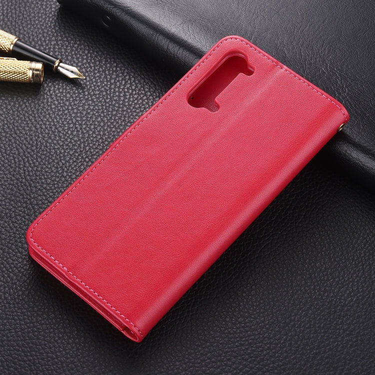 For OPPO Reno 3 AZNS Sheepskin Texture Horizontal Flip Leather Case with Holder & Card Slots & Wallet