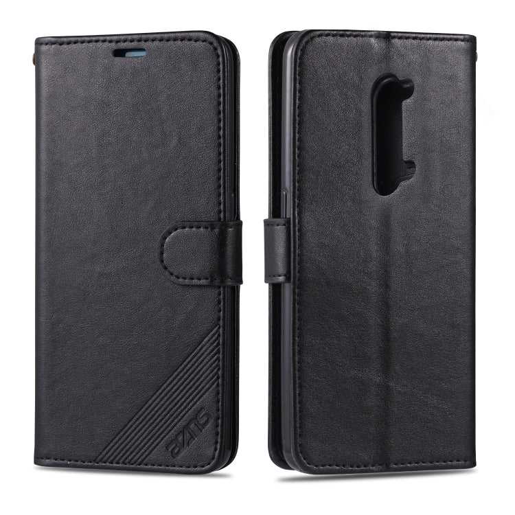 For OPPO Reno 3 AZNS Sheepskin Texture Horizontal Flip Leather Case with Holder & Card Slots & Wallet