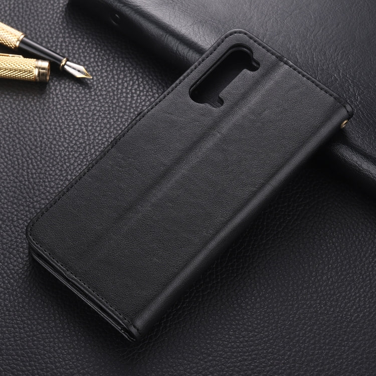 For OPPO Reno 3 AZNS Sheepskin Texture Horizontal Flip Leather Case with Holder & Card Slots & Wallet