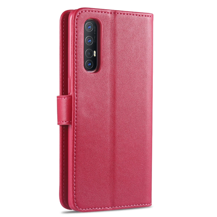 For OPPO Reno3 Pro AZNS Sheepskin Texture Horizontal Flip Leather Case with Holder & Card Slots & Wallet
