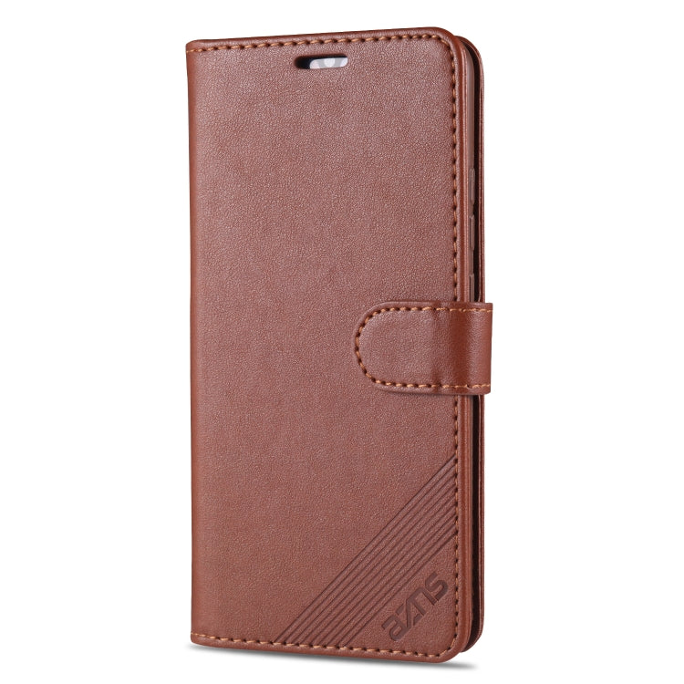 For Vivo S5 AZNS Sheepskin Texture Horizontal Flip Leather Case with Holder & Card Slots & Wallet