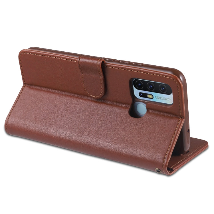 For Vivo Z6 AZNS Sheepskin Texture Horizontal Flip Leather Case with Holder & Card Slots & Wallet