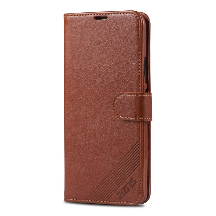 For Vivo X27 AZNS Sheepskin Texture Horizontal Flip Leather Case with Holder & Card Slots & Wallet