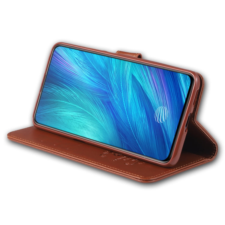 For Vivo X27 AZNS Sheepskin Texture Horizontal Flip Leather Case with Holder & Card Slots & Wallet