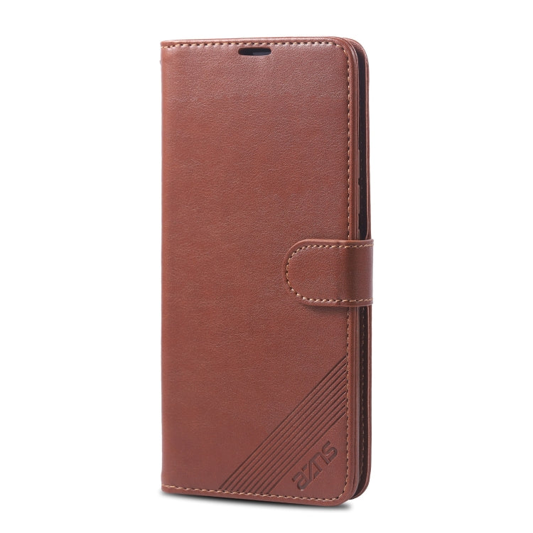 For Vivo X27 Pro AZNS Sheepskin Texture Horizontal Flip Leather Case with Holder & Card Slots & Wallet