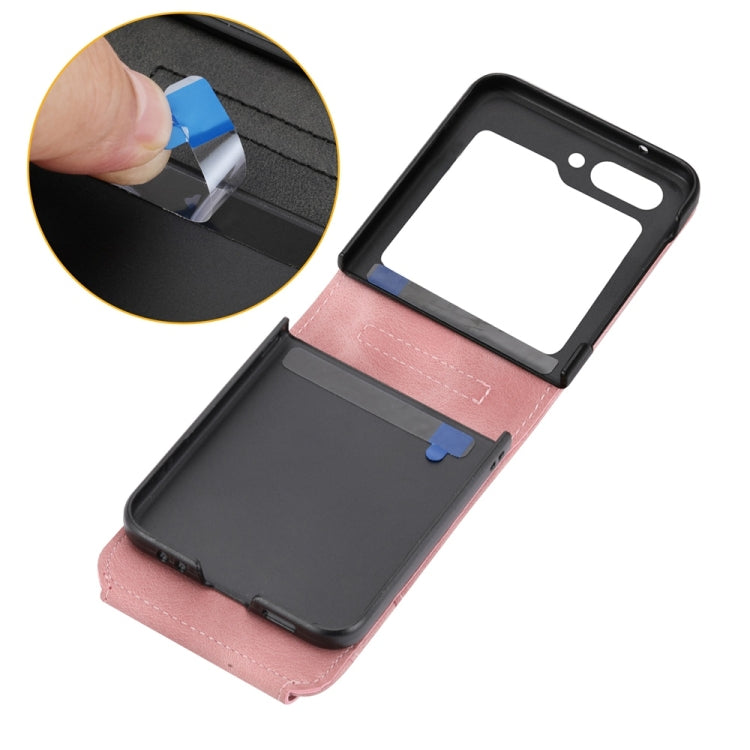 For Samsung Galaxy Z Flip6 / Flip7 FE Skin Feel Flowers Embossed Wallet Leather Phone Case