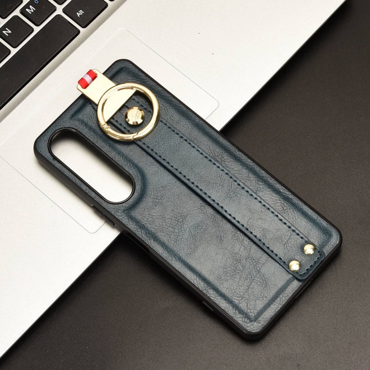 For Sony Xperia 1 VI Wristband Leather Back Phone Case