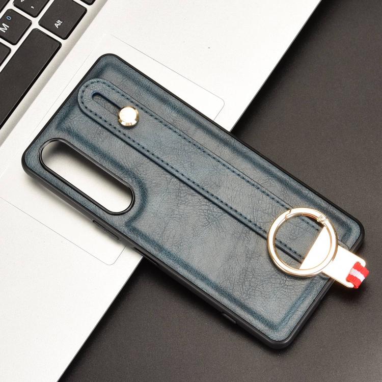 For Sony Xperia 1 VII Wristband Leather Back Phone Case