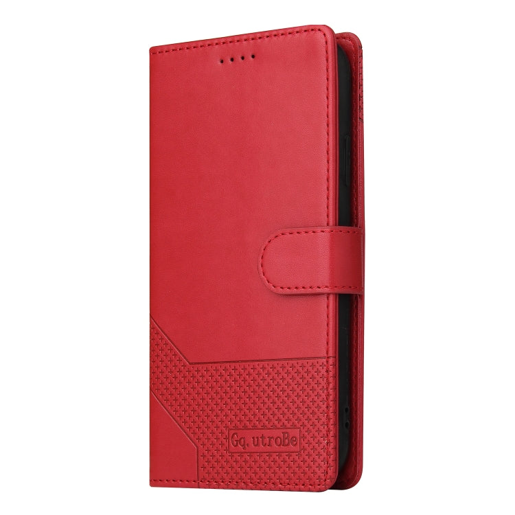 For Samsung Galaxy A14 5G GQUTROBE Skin Feel Magnetic Leather Phone Case