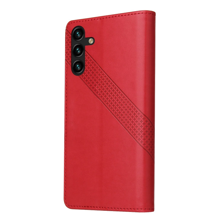 For Samsung Galaxy A14 5G GQUTROBE Skin Feel Magnetic Leather Phone Case