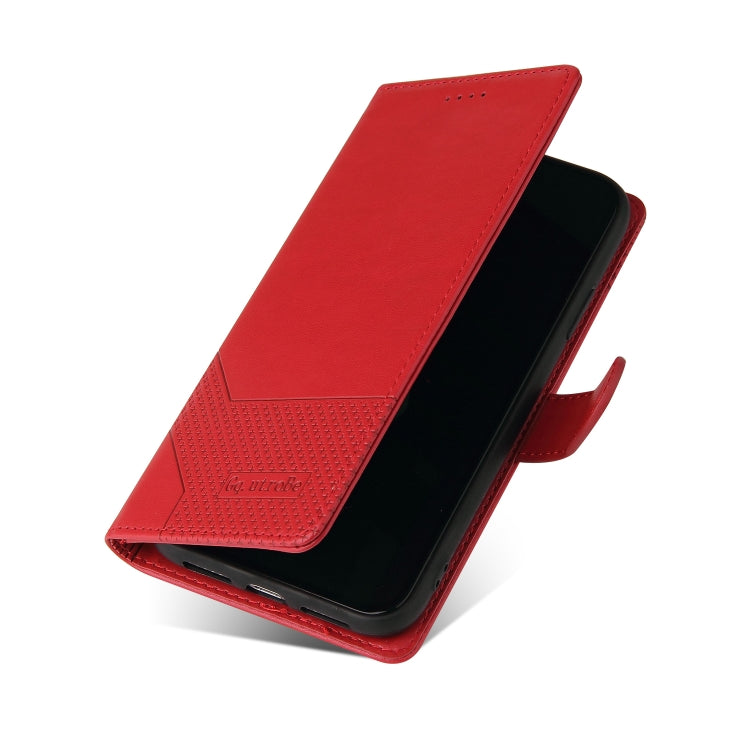 For Samsung Galaxy A14 5G GQUTROBE Skin Feel Magnetic Leather Phone Case