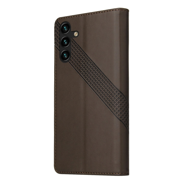 For Samsung Galaxy A54 5G GQUTROBE Skin Feel Magnetic Leather Phone Case