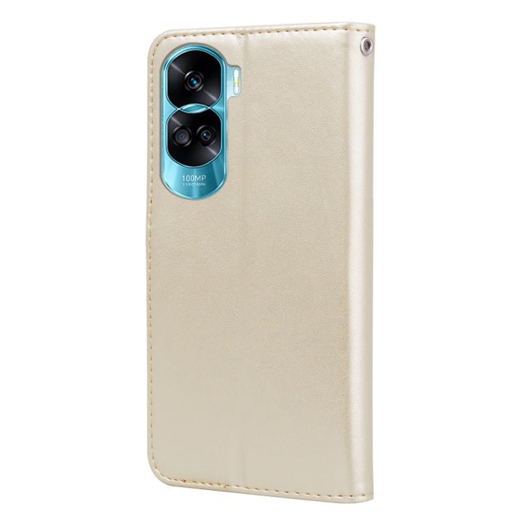 For Honor 90 Lite 5G / X50i 5G Rose Embossed Flip PU Leather Phone Case