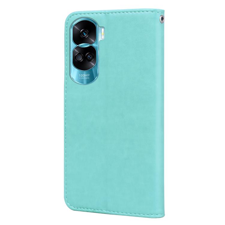 For Honor 90 Lite 5G / X50i 5G Rose Embossed Flip PU Leather Phone Case