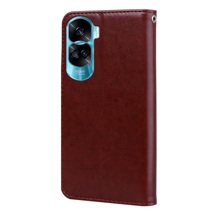 For Honor 90 Lite 5G / X50i 5G Rose Embossed Flip PU Leather Phone Case