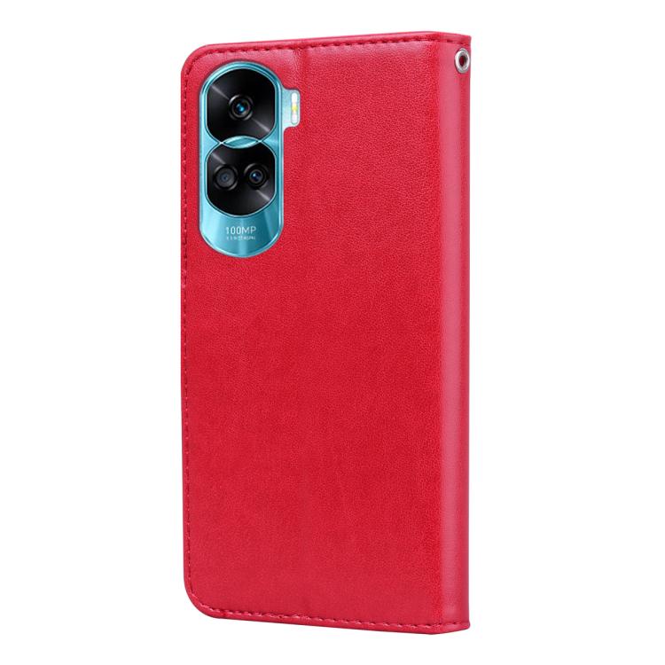 For Honor 90 Lite 5G / X50i 5G Rose Embossed Flip PU Leather Phone Case