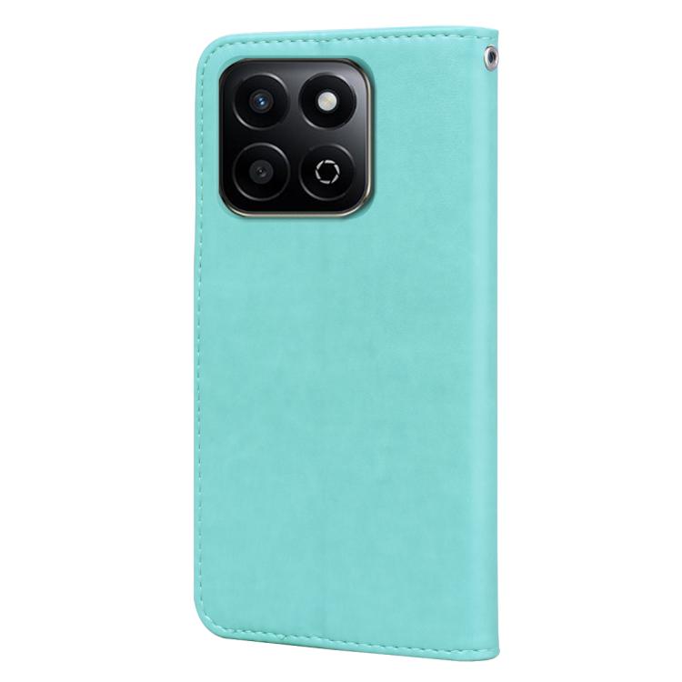 For Honor 200 Smart / Play 60 Plus Rose Embossed Flip PU Leather Phone Case
