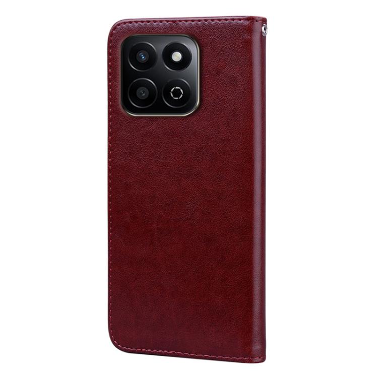 For Honor 200 Smart / Play 60 Plus Rose Embossed Flip PU Leather Phone Case