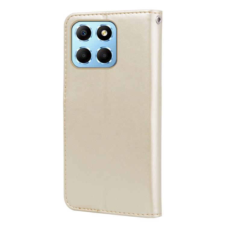 For Honor X6a / X6b / X5b / X6c Rose Embossed Flip PU Leather Phone Case